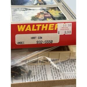 Walthers HO Scale Undecorated Hart Gon Freight Car Kit #932-5550 New Open Box